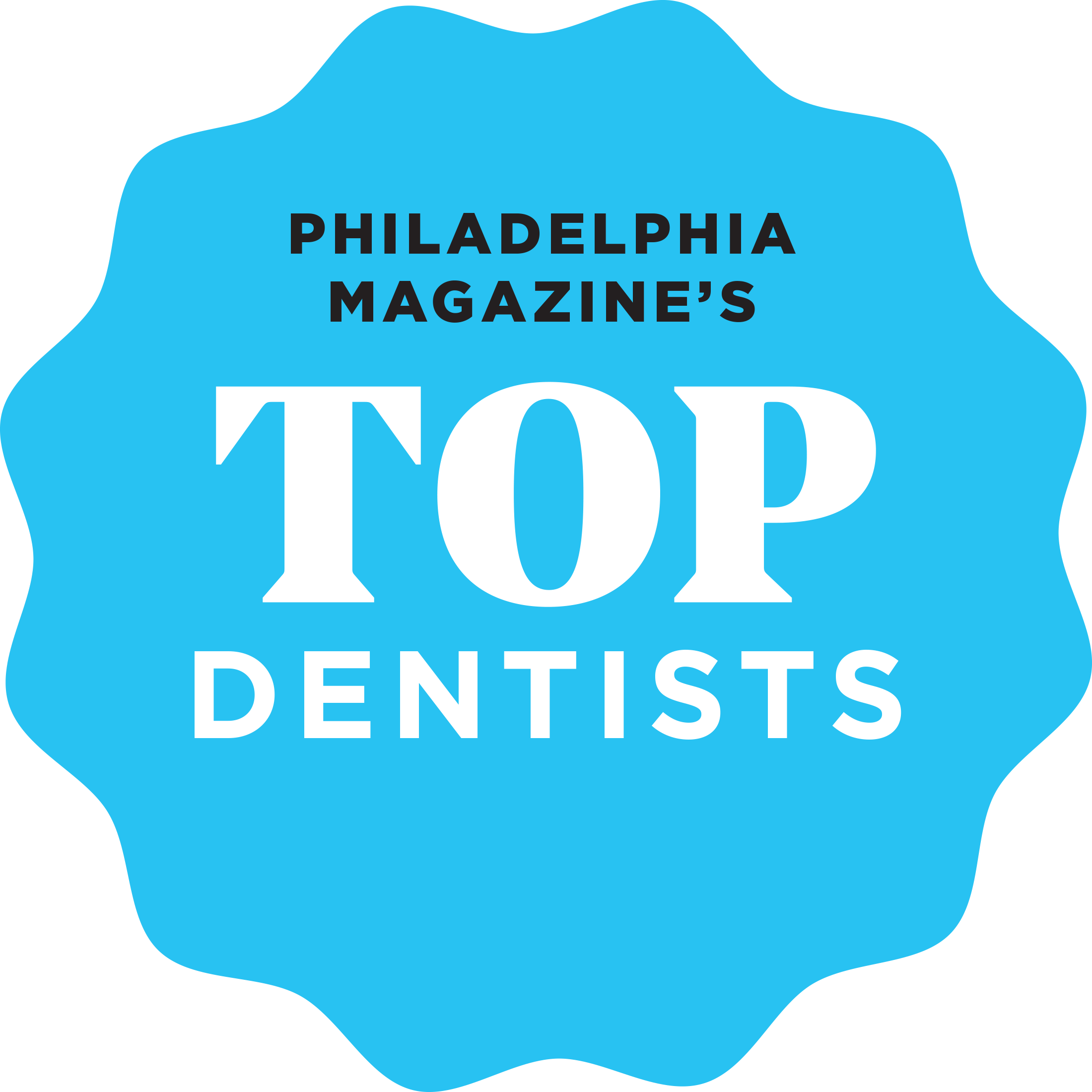 Philadelphia Magazine Top Dentist Award